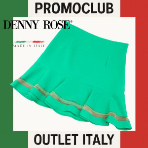 Зелена пола  Denny Rose, размер 46,  88% вискоза, Италия